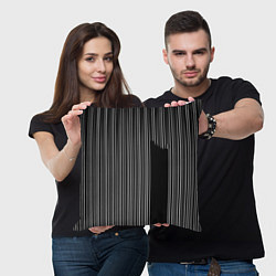 Подушка квадратная Visual zebra stripes, цвет: 3D-принт — фото 2
