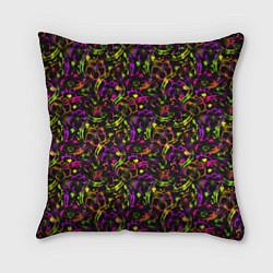 Подушка квадратная Color bright pattern