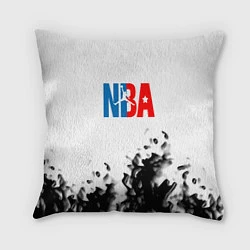 Подушка квадратная Basketball краски, цвет: 3D-принт