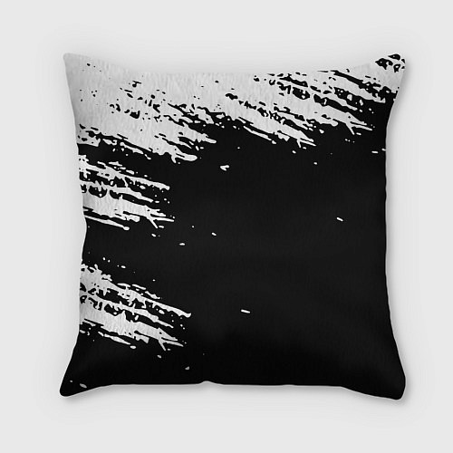 Подушка квадратная Linkin Park - black and white / 3D-принт – фото 2