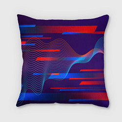 Подушка квадратная Abstraction colored, цвет: 3D-принт