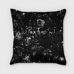Подушка квадратная Pink Floyd black ice, цвет: 3D-принт