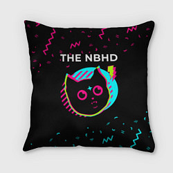 Подушка квадратная The Neighbourhood - rock star cat, цвет: 3D-принт