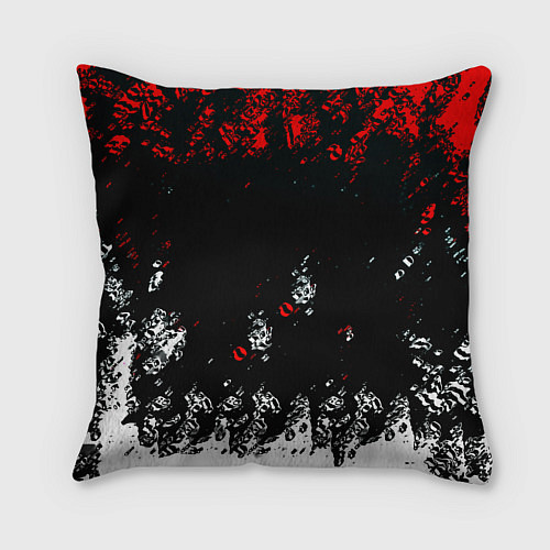 Подушка квадратная Bully краски / 3D-принт – фото 2