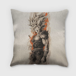 Подушка квадратная Super Saiyan Goku, цвет: 3D-принт