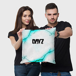 Подушка квадратная Dayz текстура молнии, цвет: 3D-принт — фото 2