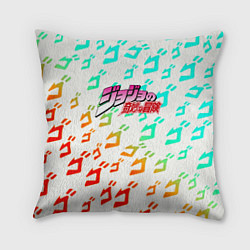 Подушка квадратная JoJo Bizarre pattern, цвет: 3D-принт