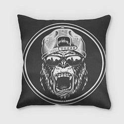 Подушка квадратная Monkey, цвет: 3D-принт