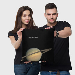 Подушка квадратная Сатурн - dies saturni, цвет: 3D-принт — фото 2