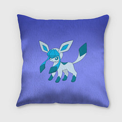 Подушка квадратная Glaceon Pokemon, цвет: 3D-принт