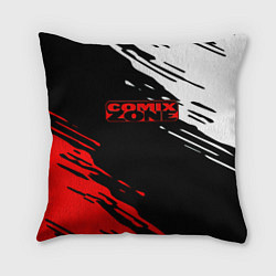 Подушка квадратная Comix zone краски sega, цвет: 3D-принт