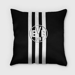 Подушка квадратная Borussia sport line, цвет: 3D-принт