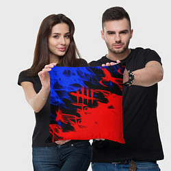 Подушка квадратная Dead by daylight битва огней, цвет: 3D-принт — фото 2