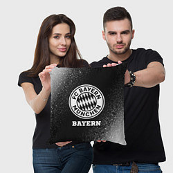 Подушка квадратная Bayern sport на темном фоне, цвет: 3D-принт — фото 2