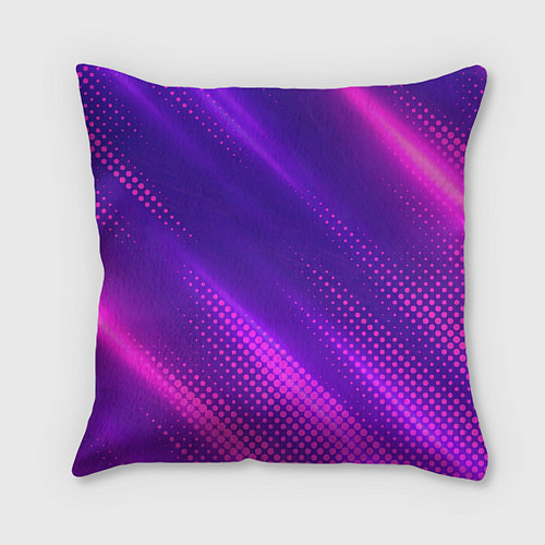 Подушка квадратная Leeds United legendary sport grunge / 3D-принт – фото 2