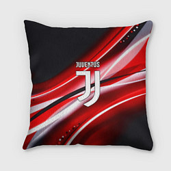 Подушка квадратная Juventus geometry sport line, цвет: 3D-принт
