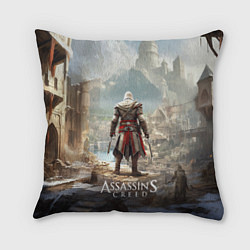 Подушка квадратная Assassins creed старинный город