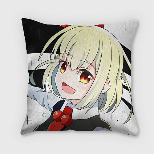Подушка квадратная Touhou Project Rumia happy / 3D-принт – фото 2