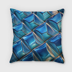 Подушка квадратная Объемная стеклянная мозаика, цвет: 3D-принт