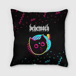 Подушка квадратная Behemoth - rock star cat, цвет: 3D-принт