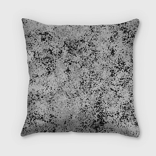 Подушка квадратная Текстура камень светло-серый / 3D-принт – фото 2