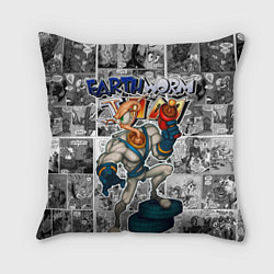 Подушка квадратная Jim comix, цвет: 3D-принт