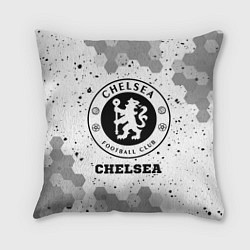 Подушка квадратная Chelsea sport на светлом фоне, цвет: 3D-принт