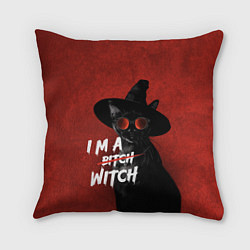 Подушка квадратная I am witch