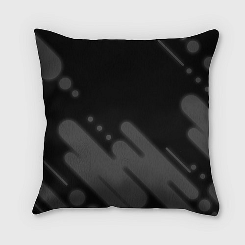 Подушка квадратная Lazio sport на темном фоне посередине / 3D-принт – фото 2