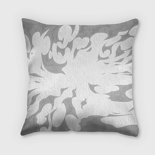 Подушка квадратная Pantera рок панда на светлом фоне / 3D-принт – фото 2