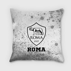 Подушка квадратная Roma sport на светлом фоне, цвет: 3D-принт