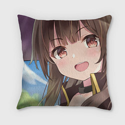 Подушка квадратная Konosuba Мэгумин cute, цвет: 3D-принт