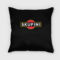 Подушка квадратная Skufini, цвет: 3D-принт