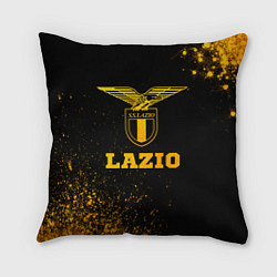 Подушка квадратная Lazio - gold gradient, цвет: 3D-принт