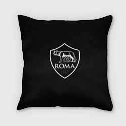 Подушка квадратная Roma sport fc club, цвет: 3D-принт