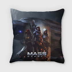 Подушка квадратная Mass Effect space game, цвет: 3D-принт