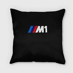 Подушка квадратная BMW m1 logo, цвет: 3D-принт