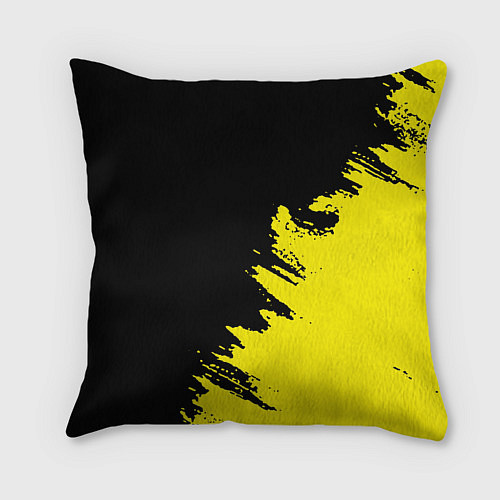 Подушка квадратная AEK sport color yellow / 3D-принт – фото 2