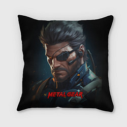 Подушка квадратная Веном Снейк из игры Metal gear