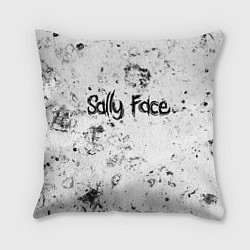 Подушка квадратная Sally Face dirty ice, цвет: 3D-принт