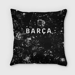 Подушка квадратная Barcelona black ice, цвет: 3D-принт
