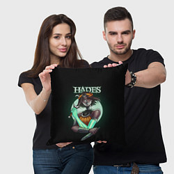 Подушка квадратная Нимфа Melinoe Hades 2, цвет: 3D-принт — фото 2