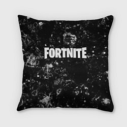 Подушка квадратная Fortnite black ice, цвет: 3D-принт