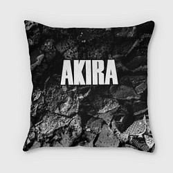 Подушка квадратная Akira black graphite, цвет: 3D-принт
