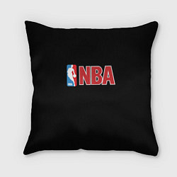 Подушка квадратная NBA logo, цвет: 3D-принт