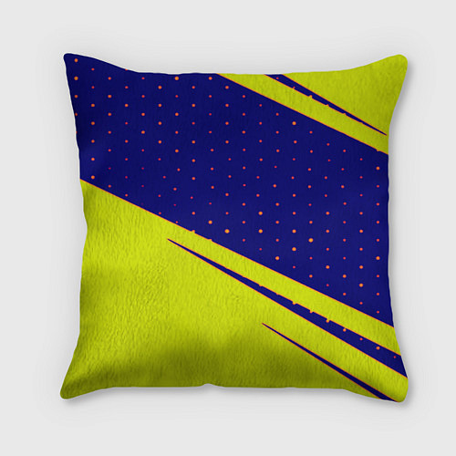 Подушка квадратная Borussia logo geometry / 3D-принт – фото 2