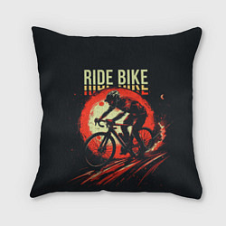 Подушка квадратная Ride bike