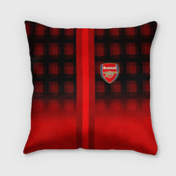 Подушка квадратная Arsenal fc sport geometry steel, цвет: 3D-принт