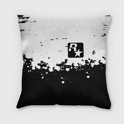 Подушка квадратная Рокстар краски, цвет: 3D-принт