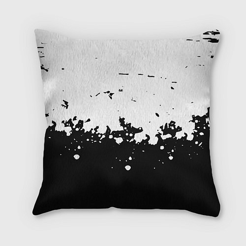 Подушка квадратная Рокстар краски / 3D-принт – фото 2